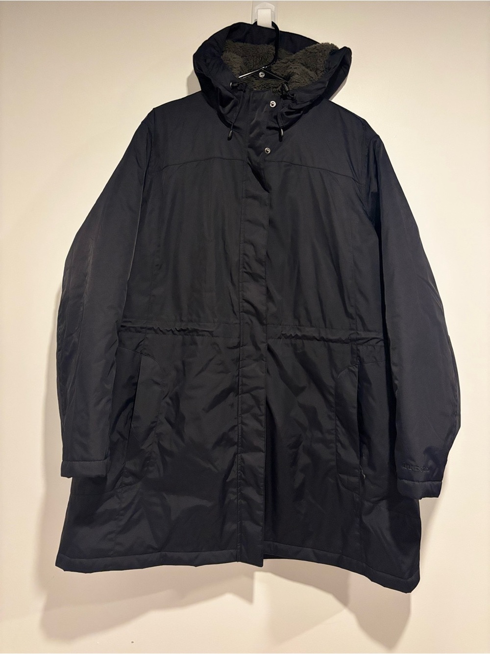 L.L Bean Women’s Winter Warmer Jacket Navy Blue Size 2x
